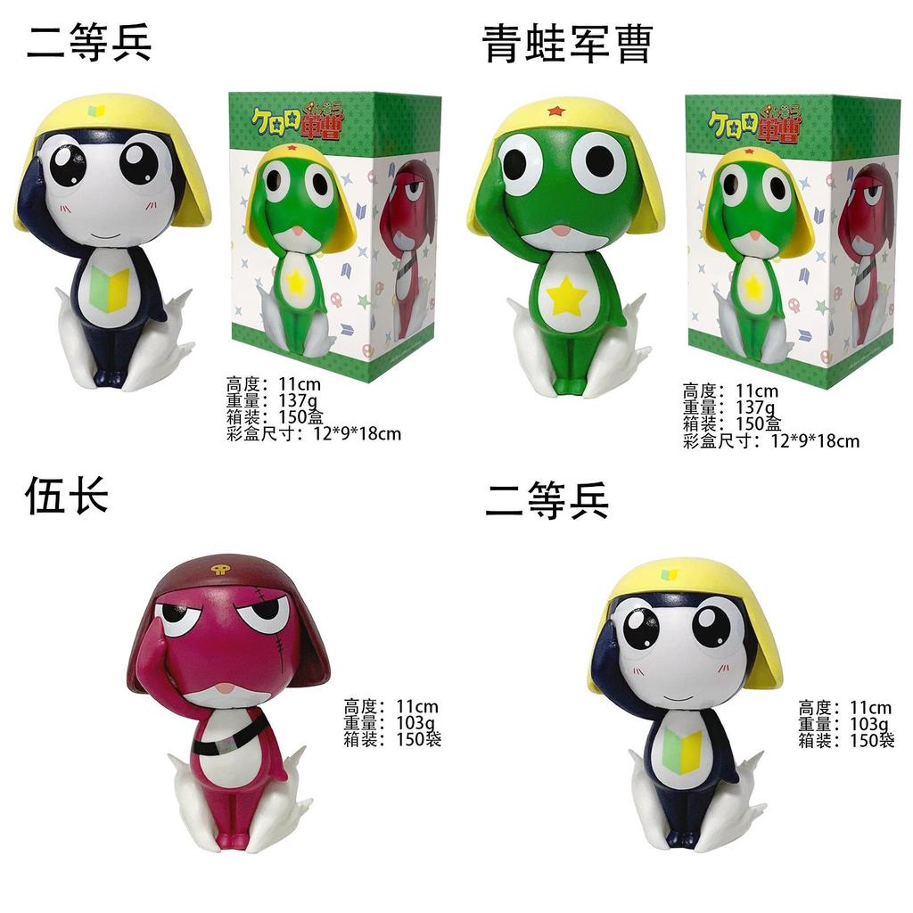 Cartoon Keroro Gunsou Pvc Toy Figure With Articulated Pose For Kids And Action Collectors