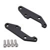 HRuizq Back Step Adjuster Step Offset Plate for Honda CB650R CBR650R All Years (Black)