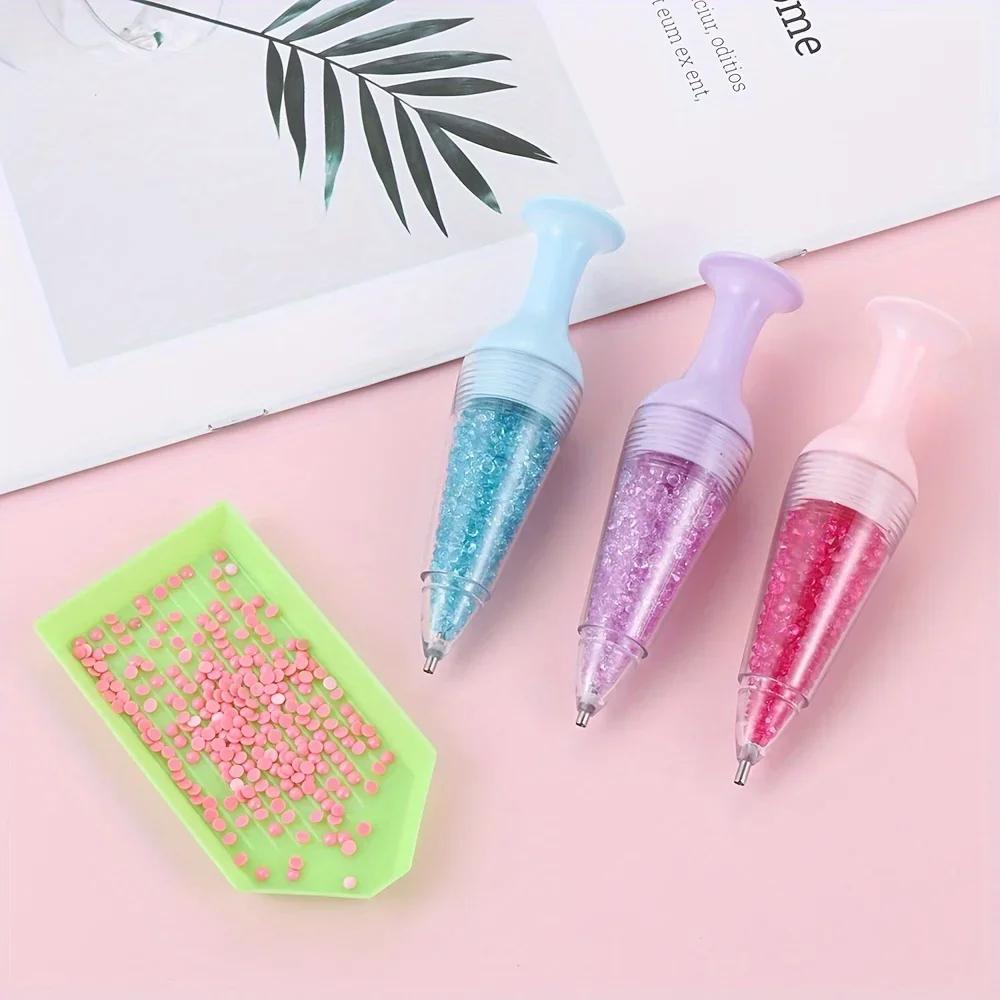 1pc 5D Diamond Painting Point Drill Pen, with Diamond DIY Diamond Painting Pen Accessories, Cross Stitch Drawing Embroidery Tool