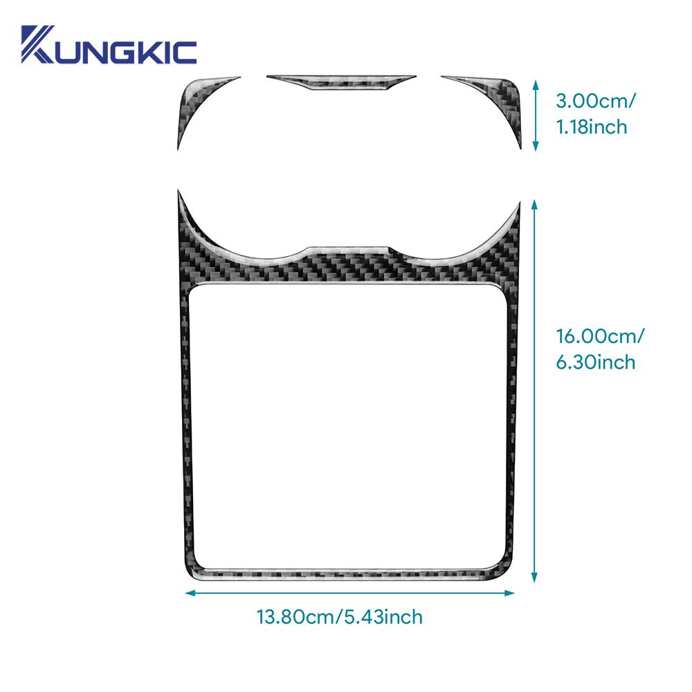 Real Soft Carbon Fiber Sticker For Seat Leon 2017 2018 2019 LHD RHD Car Water Cup Holder Panel Trim Interior Accessories