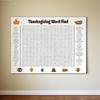 Jumbos Thanksgiving Word Search Poster Wall Game,Funny Interactive Holiday Party Activity for Classroom Family Party
