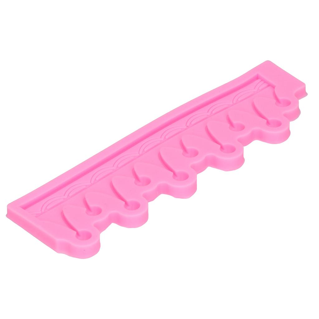 3 Dimensional Crown Shape Mold Fondant Chocolate DIY Cake Mold for Home Bakery KitchenPink