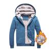 Men's Fashionable Hooded Cardigan: Thickened Winter Sports Hoodie with Fleece Lining