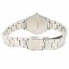 Cue and Cue Watch Analog Solar Waterproof Date Display Metal Band White Dial H061-204 Women's Silver