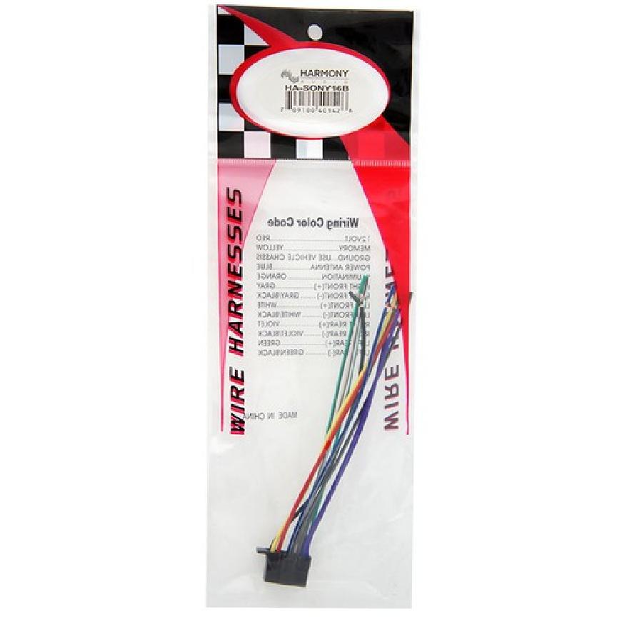 Sony MEX-BT31PW Aftermarket Stereo Radio Receiver Replacement Wire Harness Cable