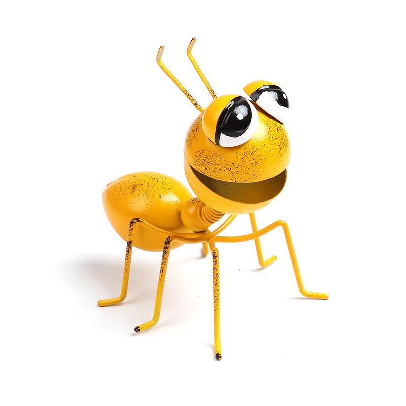 

Патио Ремесло Двор Открытый Сад Милые Насекомые Подвесной Домашний Декор Подарочный Орнамент Металлический Муравей Гостиная Газон Настенные Художественные Скульптуры
