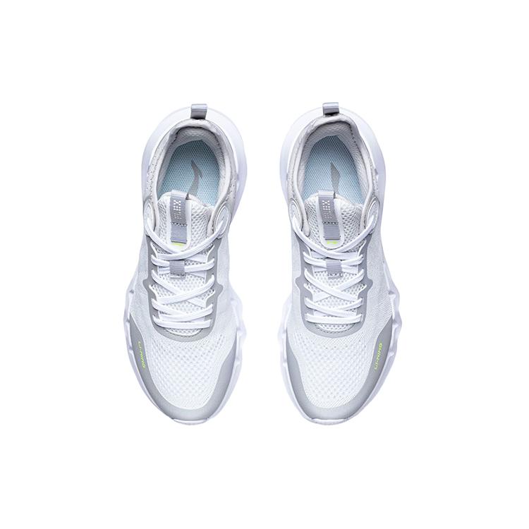 Li Ning LN Fle Lightweight And Breathable, Flexible And Durable Low top Casual Shoes Women's White ARKR006-2