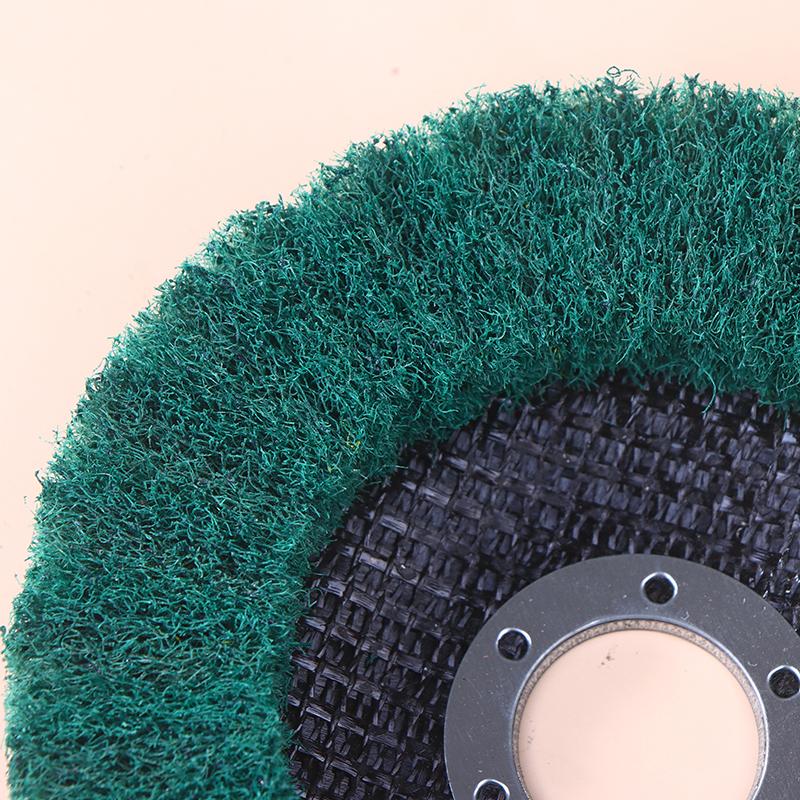 100/115/125Mm Grinding Wheel For Angle Grinder Nylon Fiber Flap Polishing Wheel Disc 5 Inch Non-Woven Grinding Wheel Metal Wood