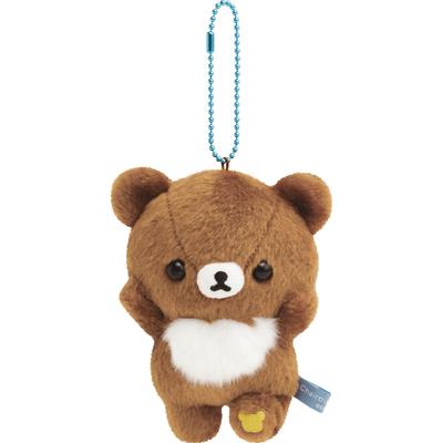 San-X Rilakkuma "Aokogu's Stayover" Závěsná plyšová hračka Chairoikoguma MO85301 V120 x Š80 x H60mm