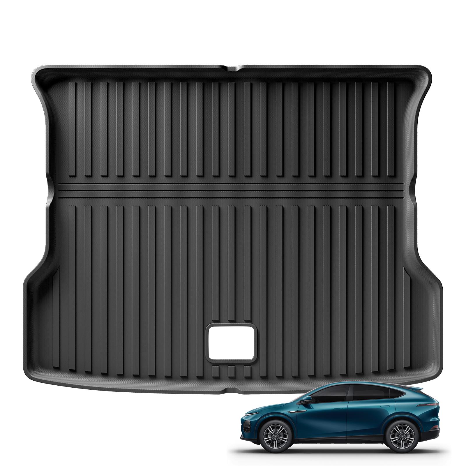 for Xpeng G6 2025-2025 Car Trunk Pad Cargo Liner Trunk Mats TPE 3D Waterproof All Weather BLACK