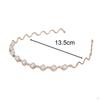 Hair Hoop Costume Accessories Adjustable Rhinestone Headband Band for Bridal Party