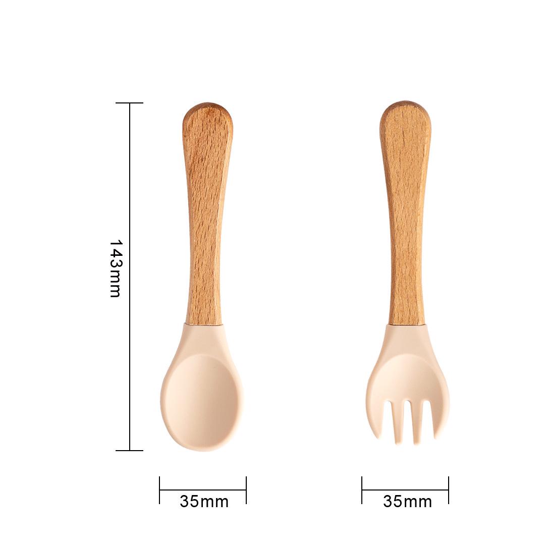 

Силиконовый набор детских ложек и вилок - Мягкие столовые приборы из пищевого силикона для кормления