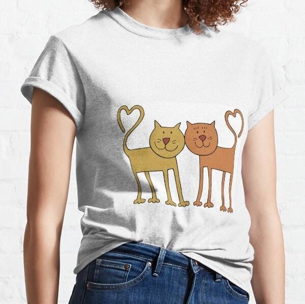 cat love Classic T-Shirt L