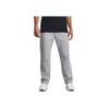 Under Armour Solid Color Lace-Up Straight Leg Casual Pants Men bottoms Gray 1384034-011