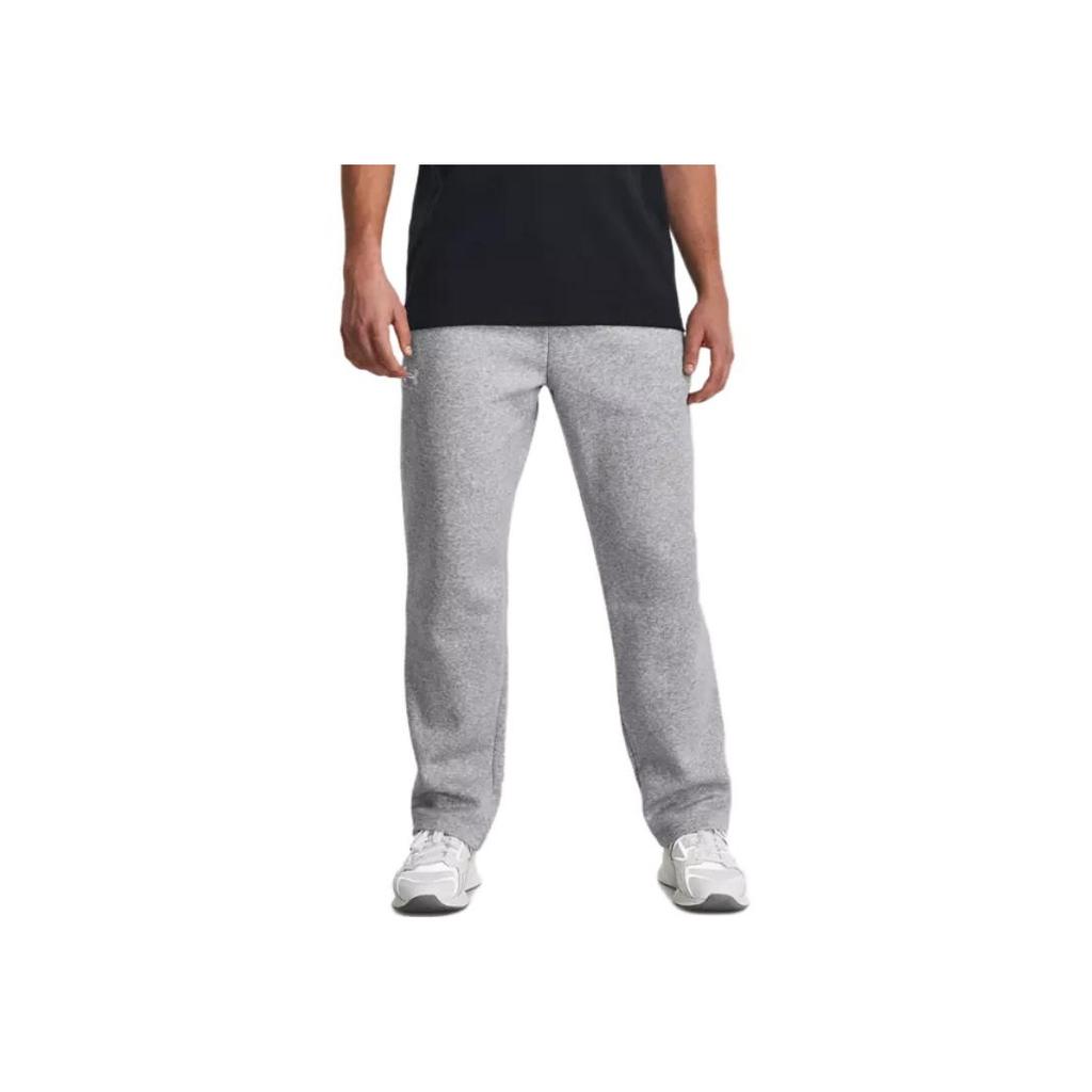 Under Armour Solid Color Lace-Up Straight Leg Casual Pants Men bottoms Gray 1384034-011