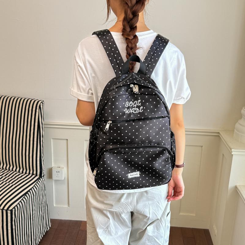 Mochila Escolar Fofa de PU com Bolso Frontal com Zíper Mochila Leve para Meninas Adolescentes Casual Diária para Viagem