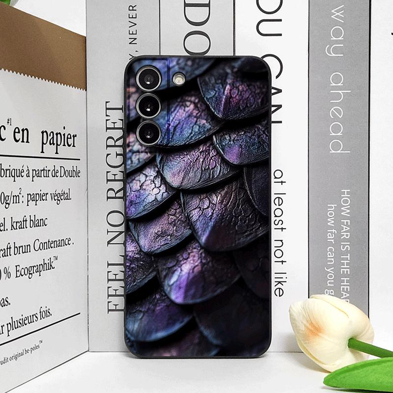 Kreatives Schwarzes Goldenes Schuppenmuster Gedruckte Handyhülle für OnePlus 12 13 R 11 10 9 Pro Nord 4 2T CE5 CE2 ACE2 ACE3 5G Weiche Hülle