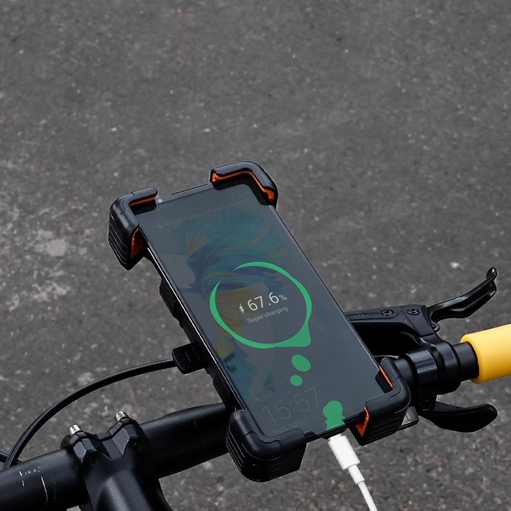 Bike Phone Holder Anti Shake Lightweight Multifunctional Navigation Cell Phone Clamp for s Mountain Bikes