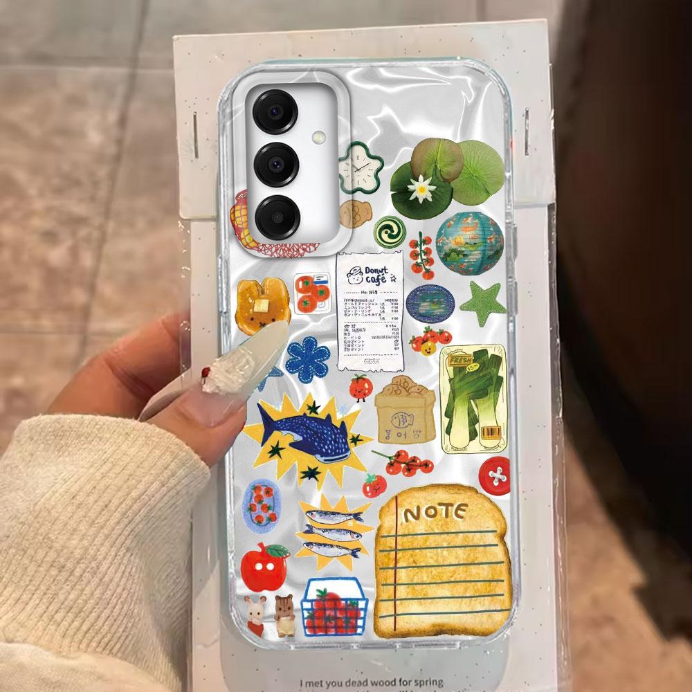 Seaside Scenery Wine Lemon Phone Case for Samsung Galaxy A55 A07 A17 A56 A36 A26 A16 A53 A06 A14 A24 A34 A54 A15 A25 A35 Cover