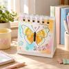 Butterfly Pattern Flip Calendar Portable Desktop Planner 2027 Desk Calendar  Daily Planning