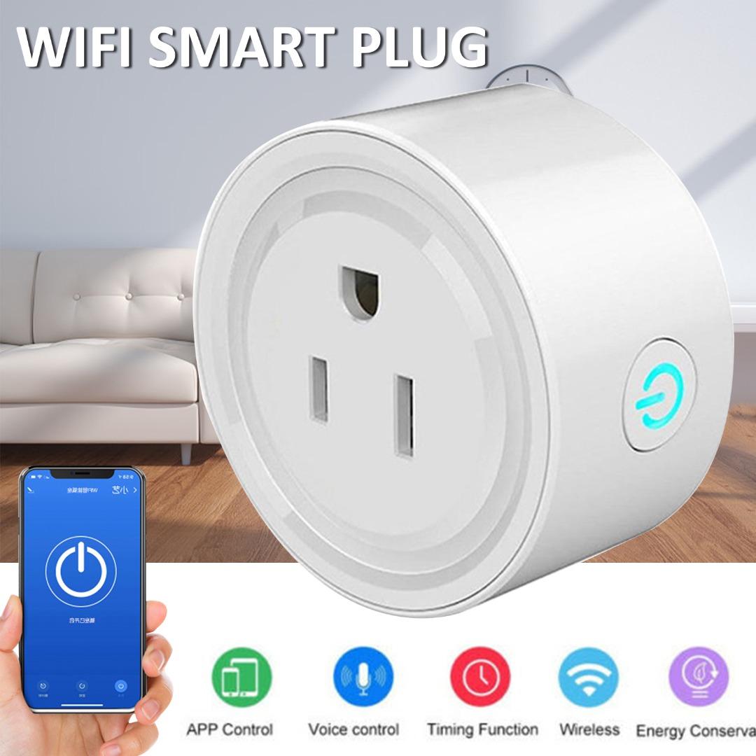 

Умная розетка PDTO WIFI с голосовым управлением работает с Amazon Alexa Google Home