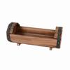 Rustic Wood Flower Pots Durable Flower Boxes Succulent Planter Flower Containers  Balcony Planting