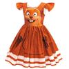 New Beaver Transformation Plan Children's COS Cute Flying Sleeve Dress Cartoon Drag Dress BB89