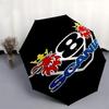 1pc Scania 8 Automatic Open Close Umbrella  Windproof Canopy, Automatic Open Close Button10171