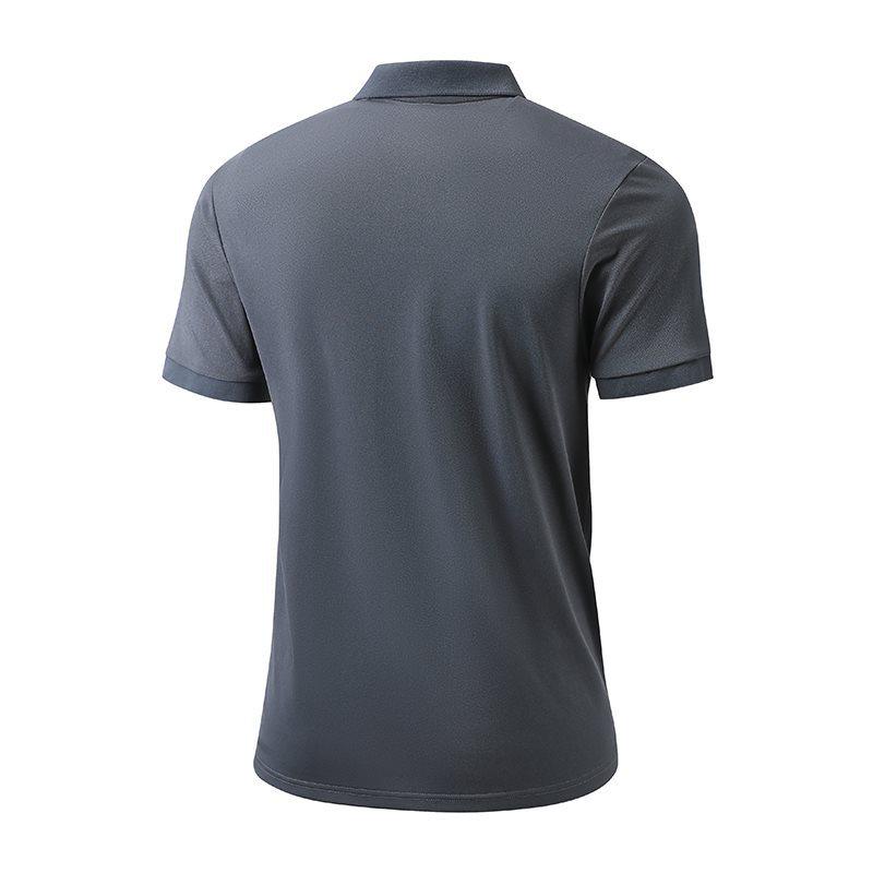 Polo Casual da Uomo 2026 ad Alta Elasticità - Manica Corta, Fine Cotone Imitazione, Collo a Revers.