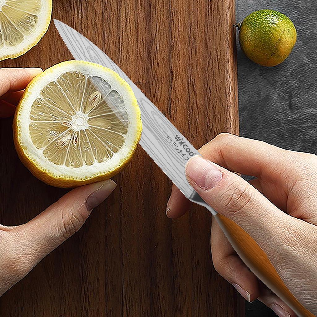 Japanese Style Kitchen Knife Stainless Steel Kitchen Fruit Paring Knife Perfect for Househould Fruit Peeler Cutter Slicer Knife