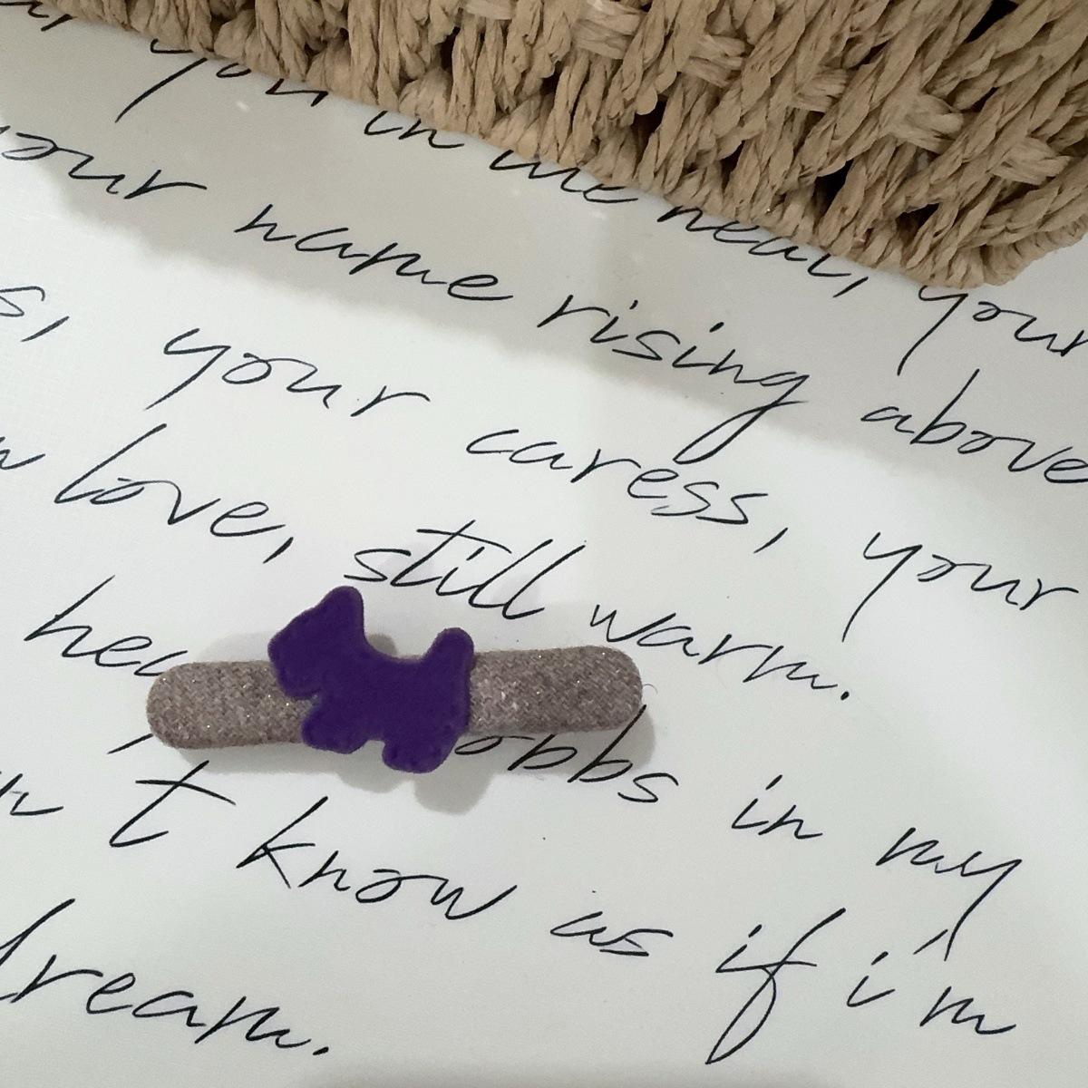 

Korean Velvet Duckbill Hair Clip: Cute Autumn/Winter Fashion Accessory for Bangs and Side Clips