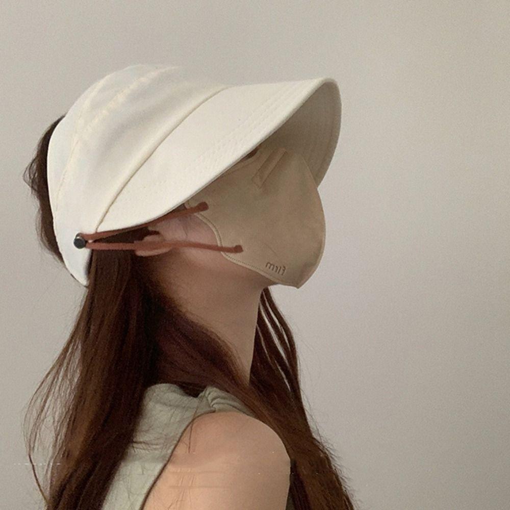 Sun Cap Baseball Cap Empty Top Cap Sunscreen Cap Fisherman Hat Sun Hat Korean Style Cap Visors Cap