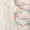 Armband im Boho-Stil, farbenfrohes Perlenarmband für Damen und Mädchen, schlichtes, süßes und vielseitiges Armband, Schmuckaccessoires, Geschenkidee