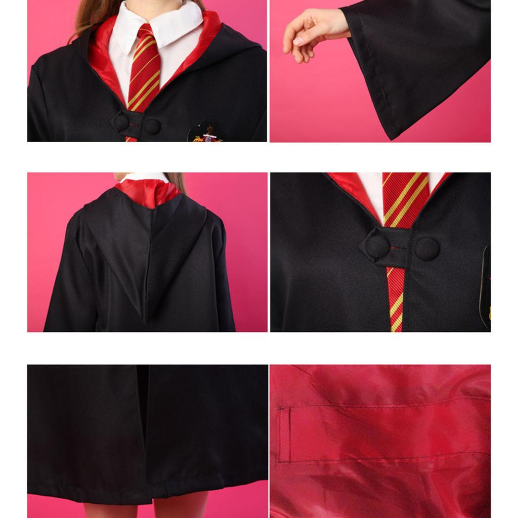 [Anewslan] Harry Potter Cosplay Slytherin (Hufflepuff) Costume (Single Item) Harry Potter Uniform for Adults