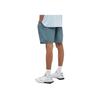 Nike Solid Color Logo Pattern Elastic Waist Mid Rise Five Point Casual Shorts Men Shorts Blue DM4400-387