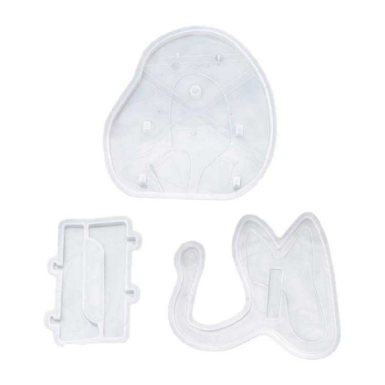 

Portable And Sturdy Cats Clock Mould Suitable For Various Art And Craft Uses