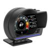 Head Up Display OBD2+GPS Smart Gauge Car HUD Speedometer Turbo RPM Alarm for Car Truck