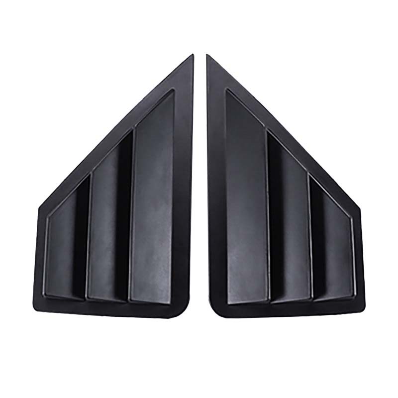 For Toyota C-HR CHR 2016-2025 Car Rear Louver Window Side Shutter Cover Trim Sticker Vent Scoop ABS Carbon Fiber Accessories