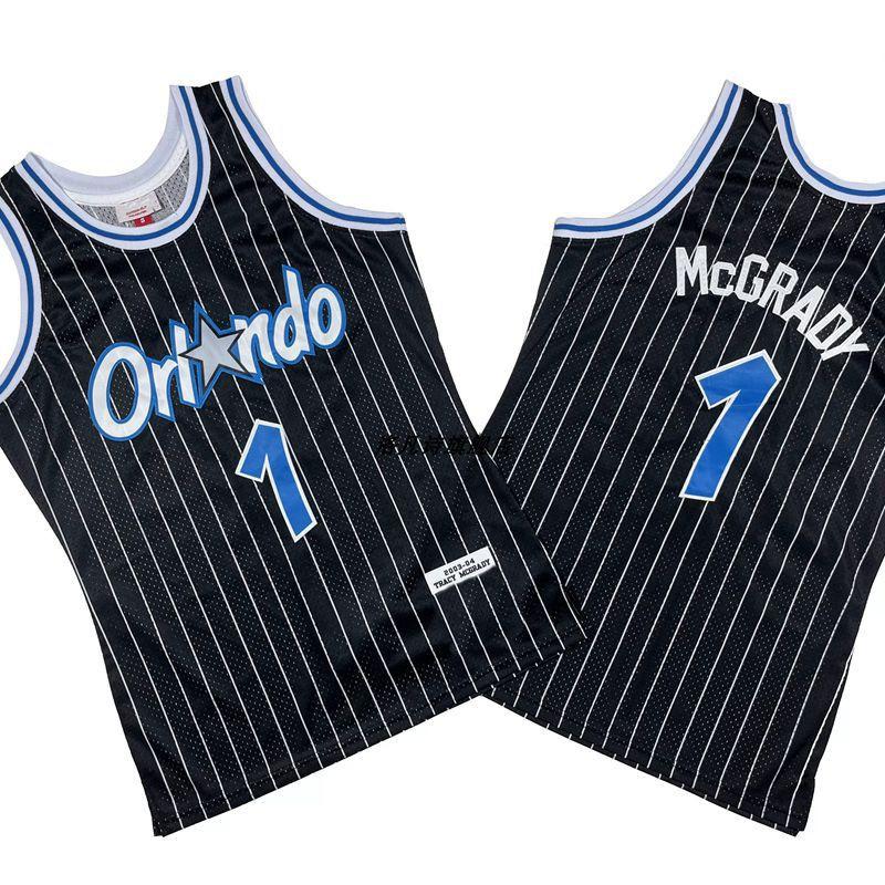 Embroidered NBA Basketball Jersey Men Women - Tracy McGrady Vince Carter Shaquille ONeal Magic Johnson Kareem Abdul-Jabbar