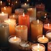 50pcs/Lot Smokeless Candle Wicks 8-20cm Pre-Waxed Cotton Core Wicks DIY Soy Wax Core Woven Kerosene Lamp Candles Making Supplies