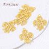 Connectors For Jewerly 18K Gold Plated Brass Connectors For Bracelets Accessories DIY Jewelry Making Supplies,Earrings Findings