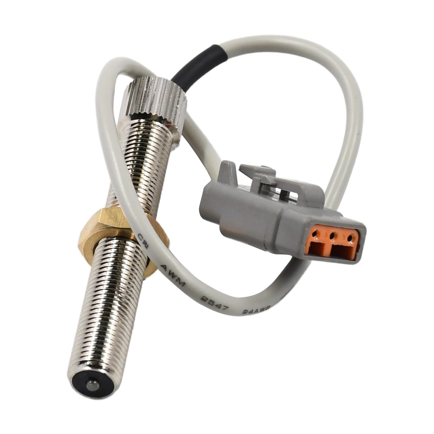 RV Magnetic Speed Pick-Up Crank Sensor 0D2244M Compatible with Generac Liquid Cooled Generators Magnetic Speed Sensor 3/8-24 Male 0D2244M Crankshaft