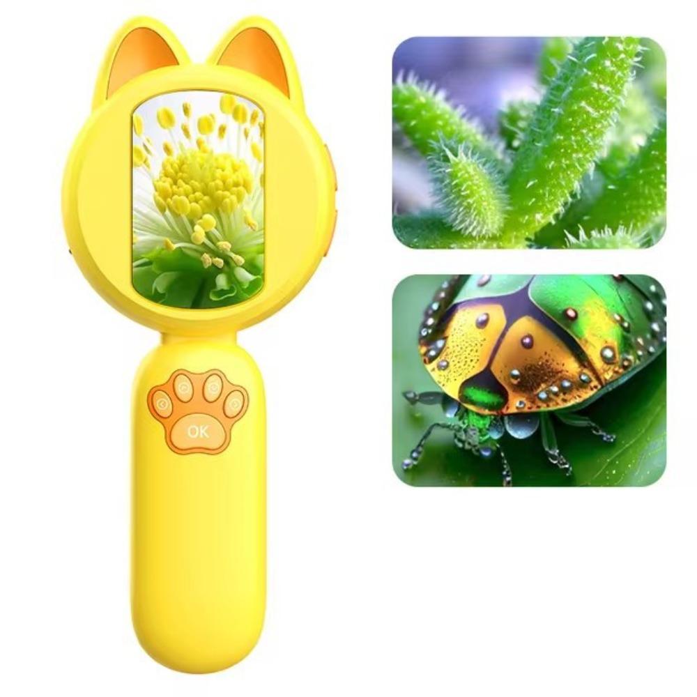 LED Lights Digital Microscope 100X Magnification Coin Magnifier  Educational Science