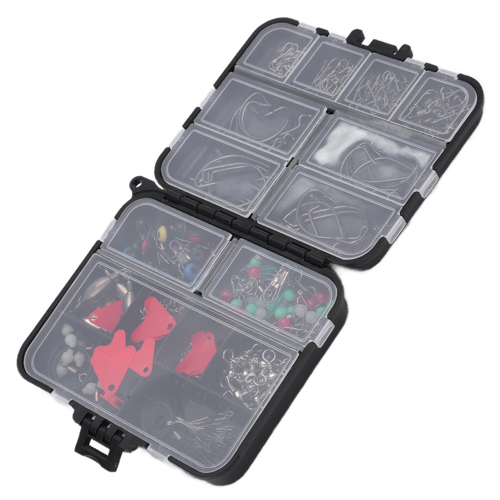 Fishing Lures Baits Tackle Box with Rope Stainless Steel Material Durable Fishing Tool Set