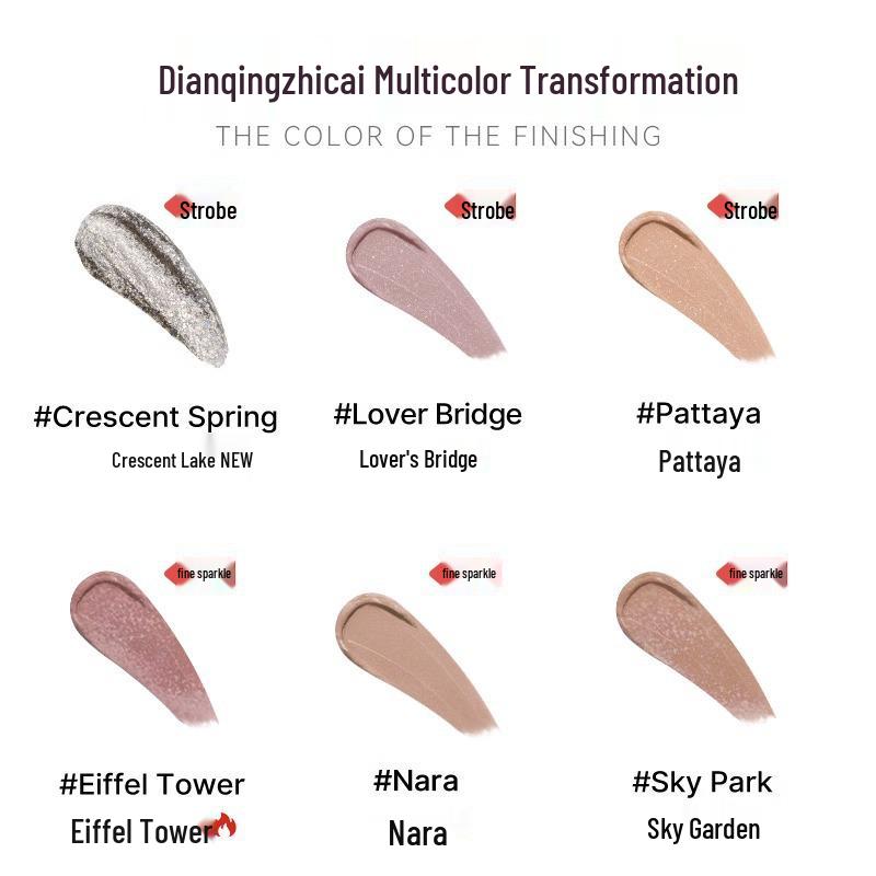 OUTOFOFFICE Temperament Mist Versatile Liquid Eyeshadow - Fine Shimmer, Matte, Glitter, Portable for Daily Use