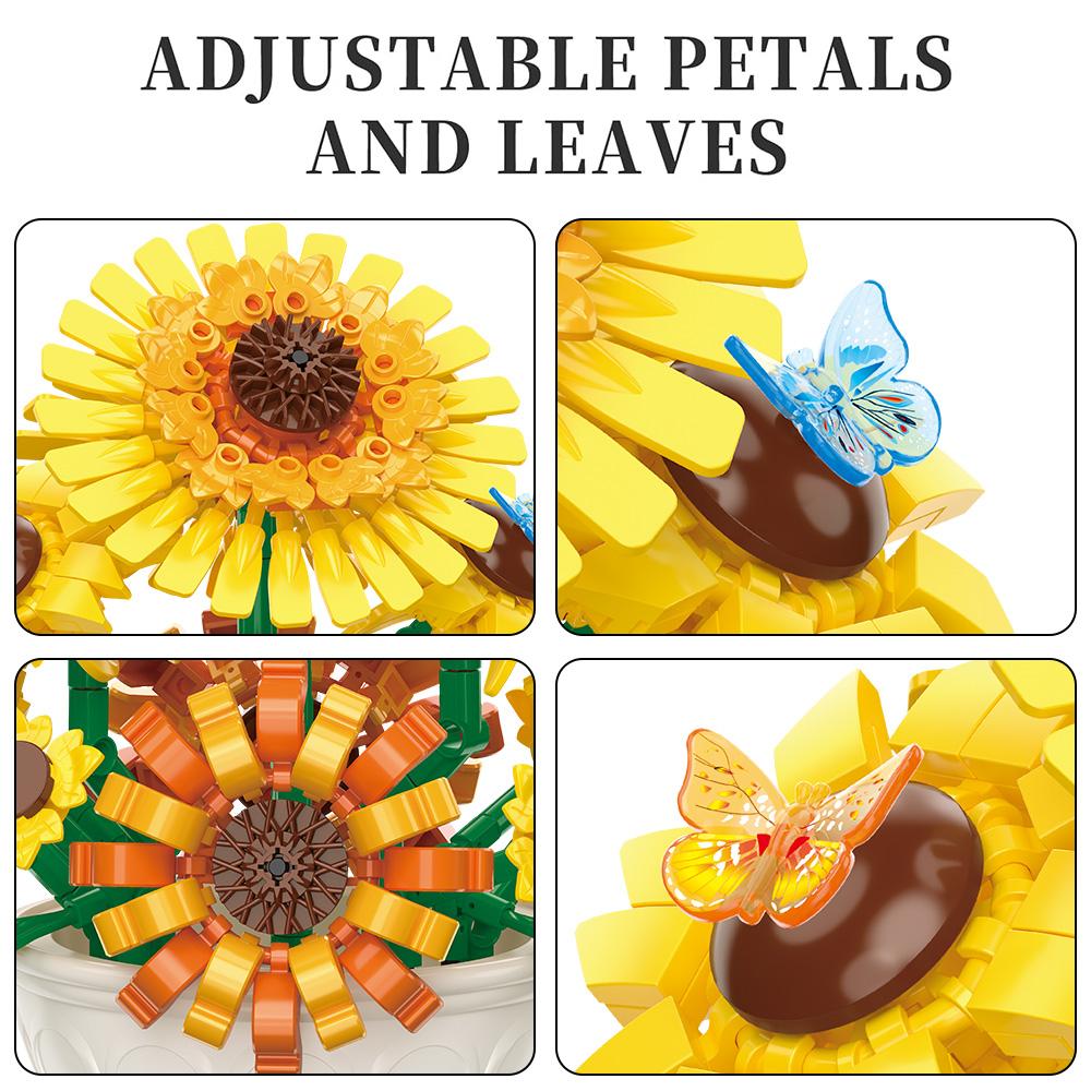 Non-Toxic Botanicals Flower Arrangement Diy Building Set Floral Home Dcor Kit Unique Centerpiece Idea Decorations For Cubicle 10345