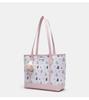 Floral Pink Girly Tote Bag: Cute, Large-Capacity, Versatile Shoulder Bag for Students