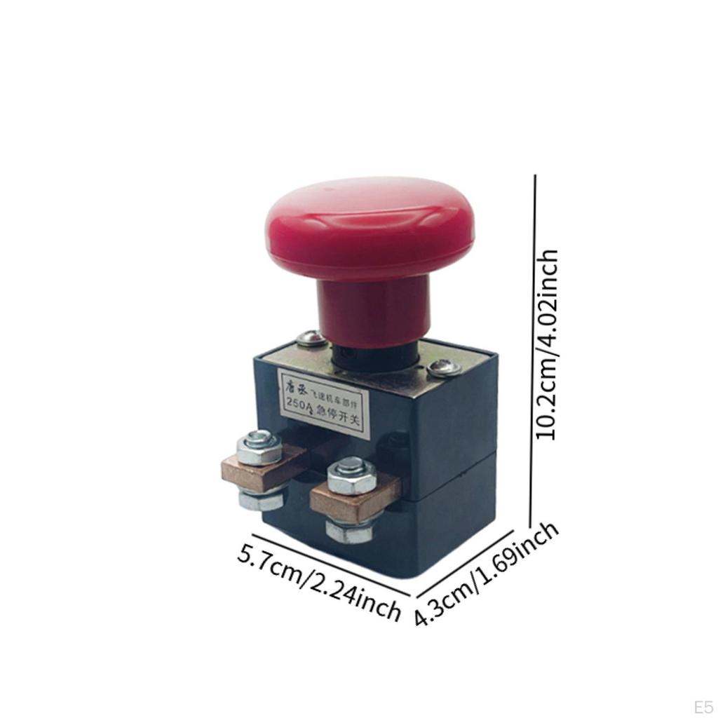 Emergency Stop Swicth Switch Push Button Replacement Power for Forklift Sightseeing