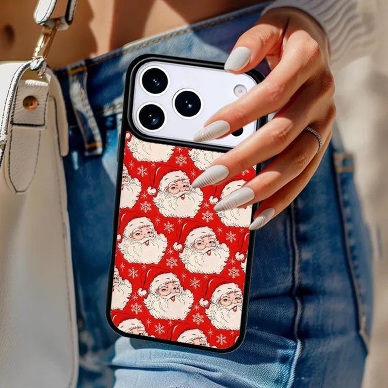 Cute Gingerbread man Christmas Phone Case For iPhone 17 Air 14 15 13 12 Max Cover For Apple 14 15 16 16e 11 Pro Max Plus