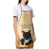 Women Men Aprons Bib Chef Baking Aprons with Pockets for Decor Kitchen BBQ Baking Grilling Cooking